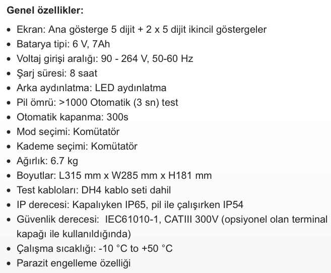 Megger DLRO10HD Mikroohmmetre